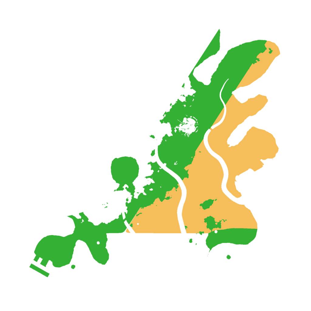 Biome Rust Map: Procedural Map, Size: 3000, Seed: 1678307724