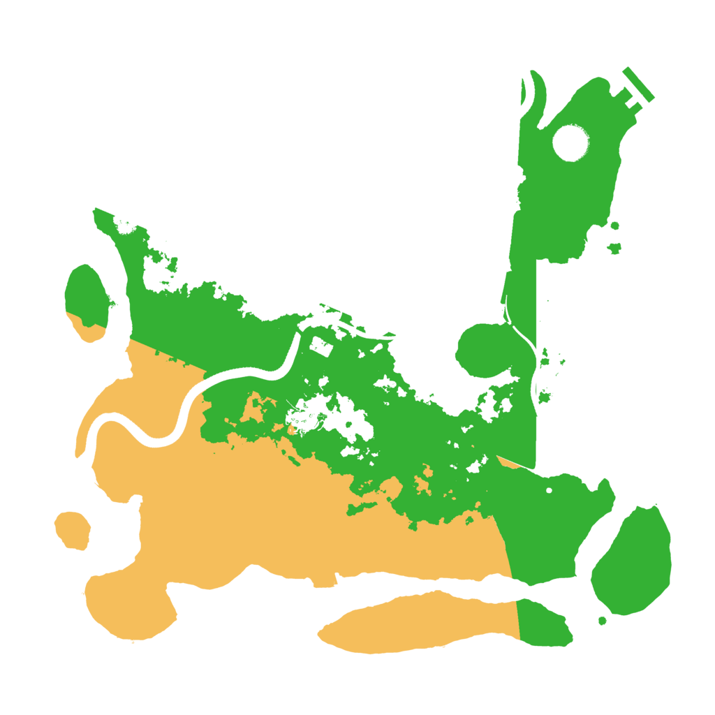 Biome Rust Map: Procedural Map, Size: 3500, Seed: 482211728