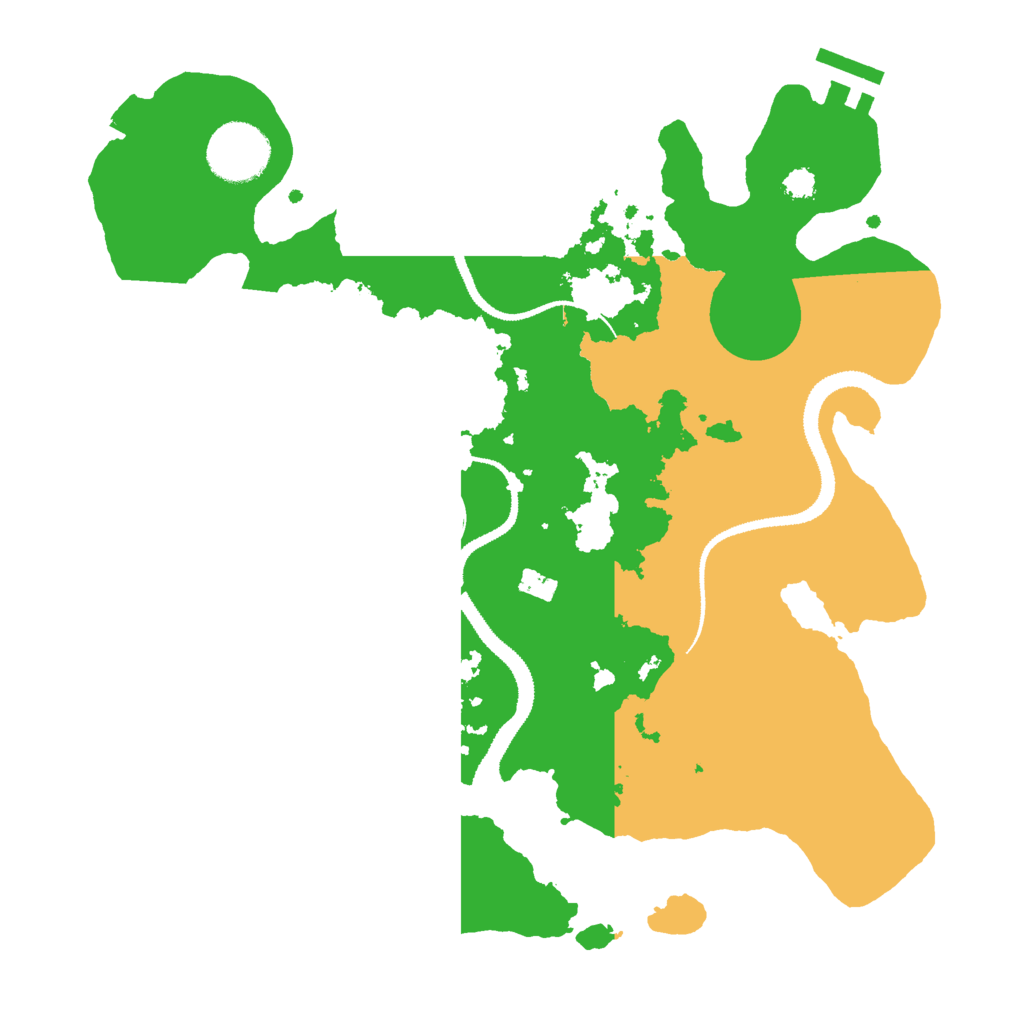 Biome Rust Map: Procedural Map, Size: 3000, Seed: 928542397