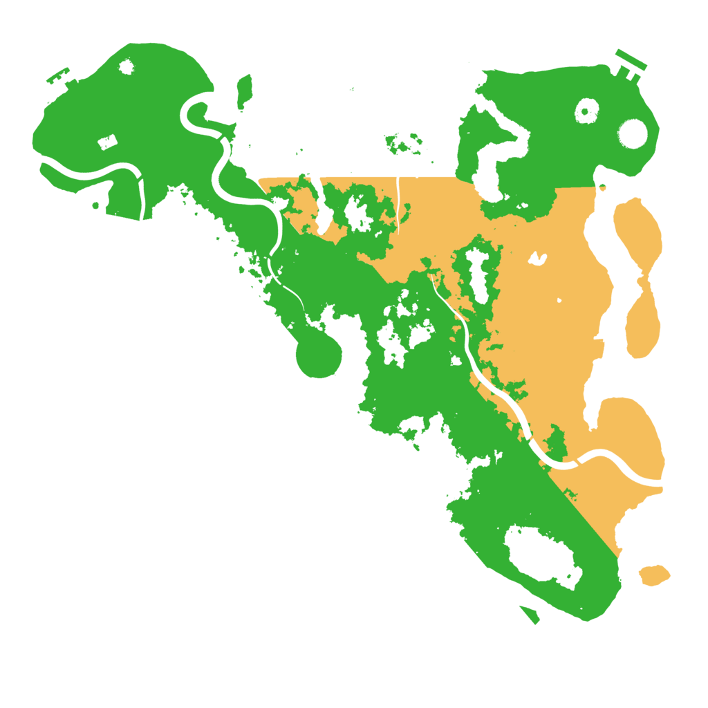 Biome Rust Map: Procedural Map, Size: 4250, Seed: 1053149947