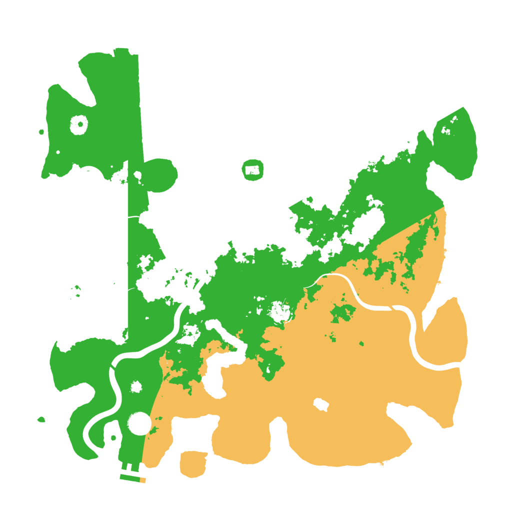 Biome Rust Map: Procedural Map, Size: 4000, Seed: 2007568077