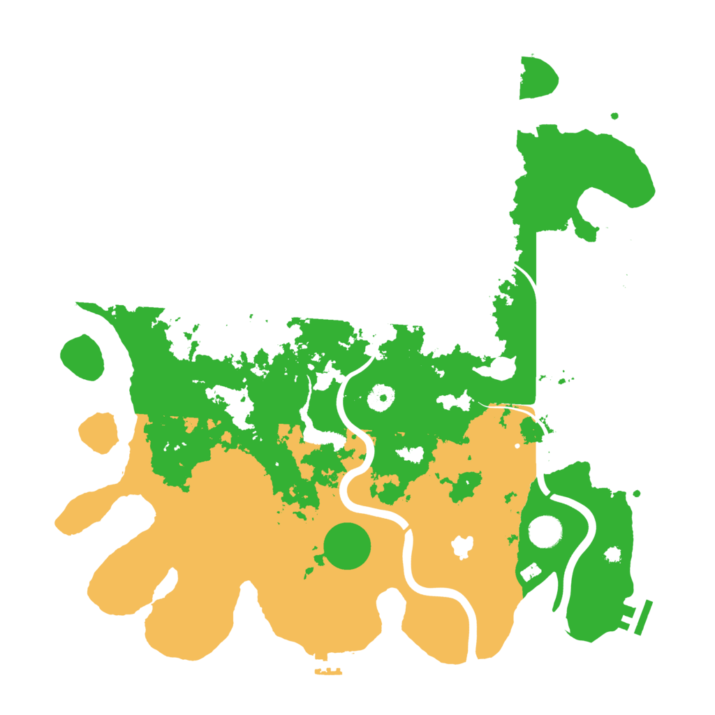 Biome Rust Map: Procedural Map, Size: 4000, Seed: 35221741