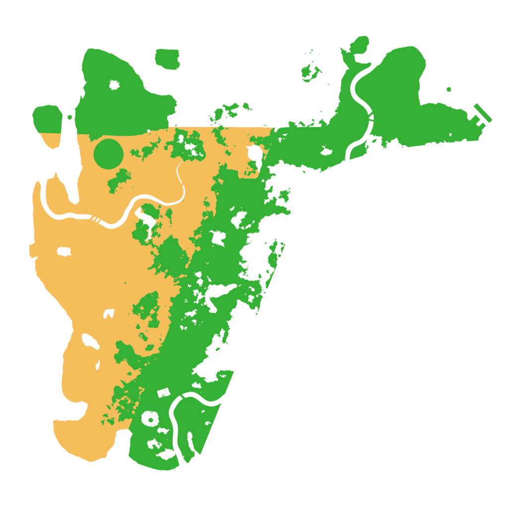 Biome Rust Map: Procedural Map, Size: 4500, Seed: 6082026