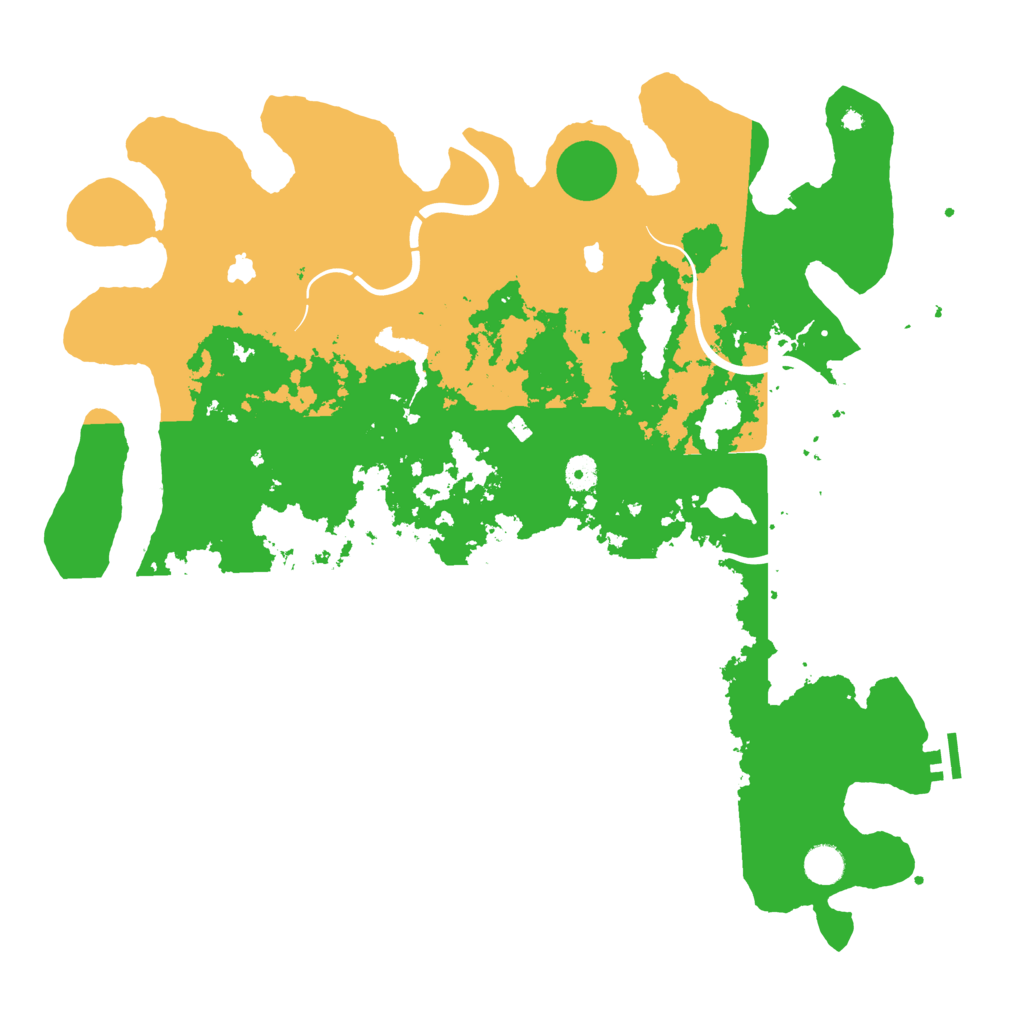 Biome Rust Map: Procedural Map, Size: 4500, Seed: 1779099121
