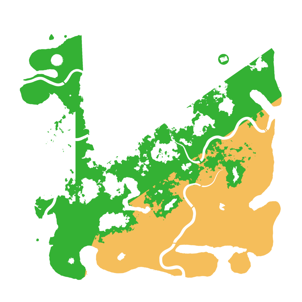Biome Rust Map: Procedural Map, Size: 4500, Seed: 966540370