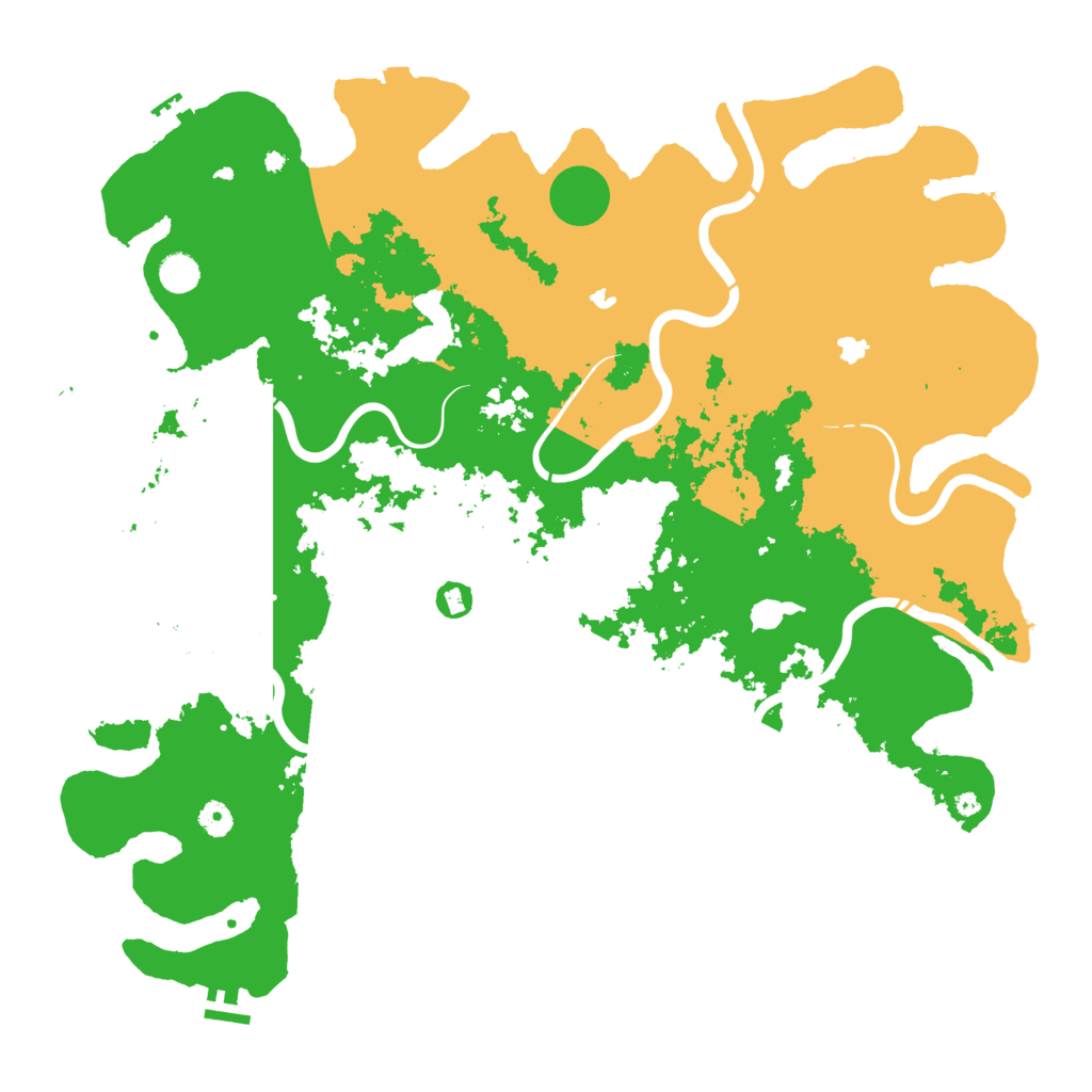 Biome Rust Map: Procedural Map, Size: 4800, Seed: 419111197