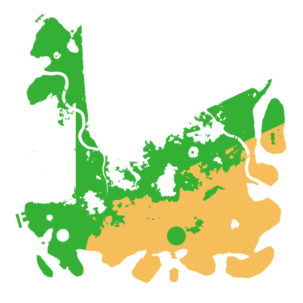 Biome Rust Map: Procedural Map, Size: 4250, Seed: 1281405185