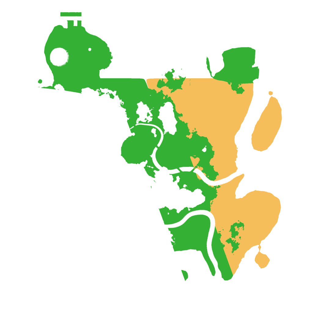 Biome Rust Map: Procedural Map, Size: 3000, Seed: 11236
