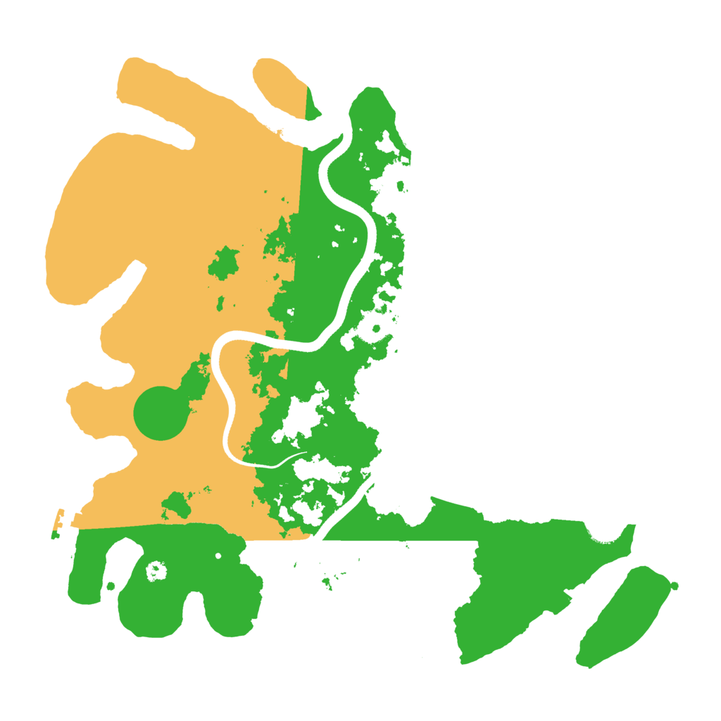 Biome Rust Map: Procedural Map, Size: 3500, Seed: 1833381556