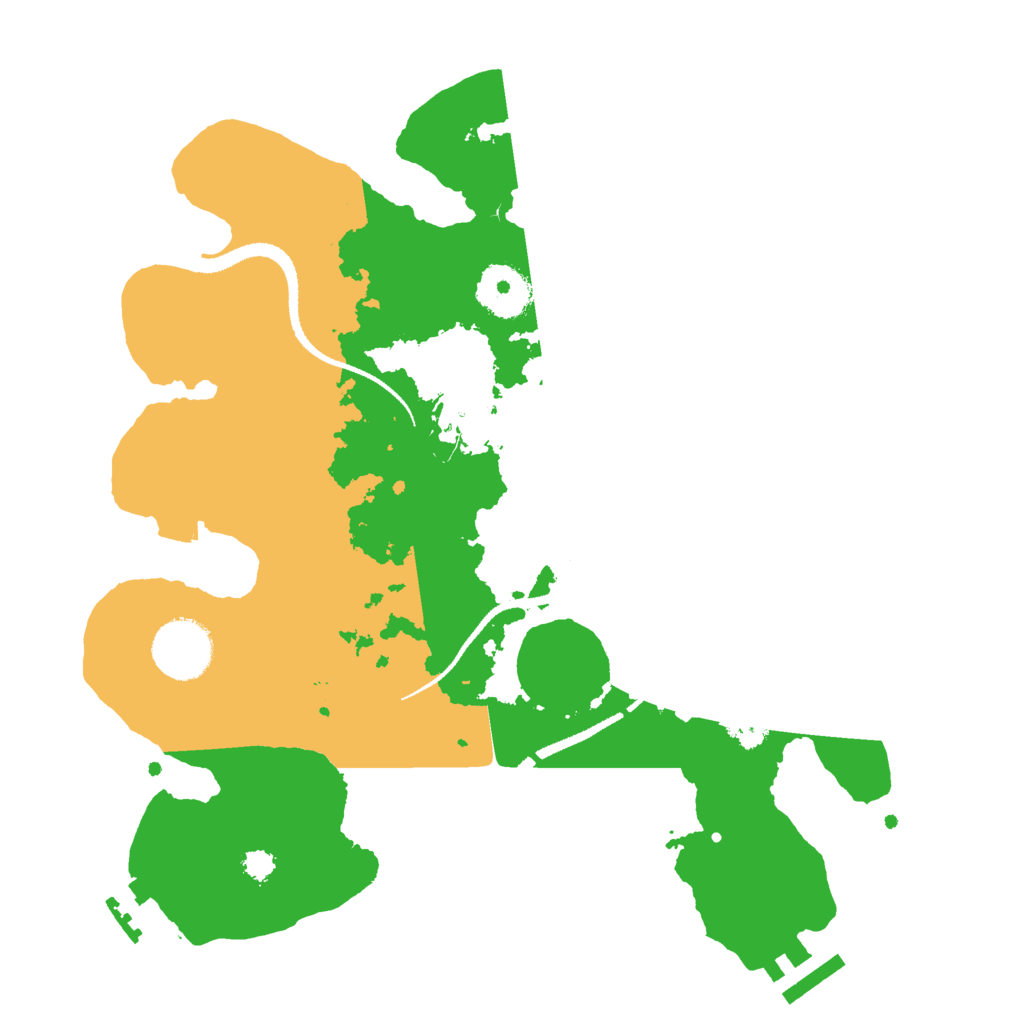 Biome Rust Map: Procedural Map, Size: 3000, Seed: 246426222