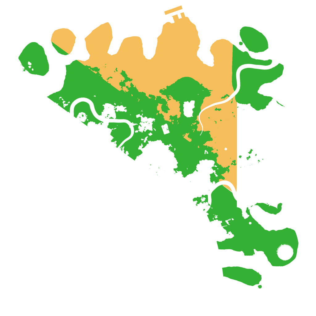 Biome Rust Map: Procedural Map, Size: 3500, Seed: 1449041796