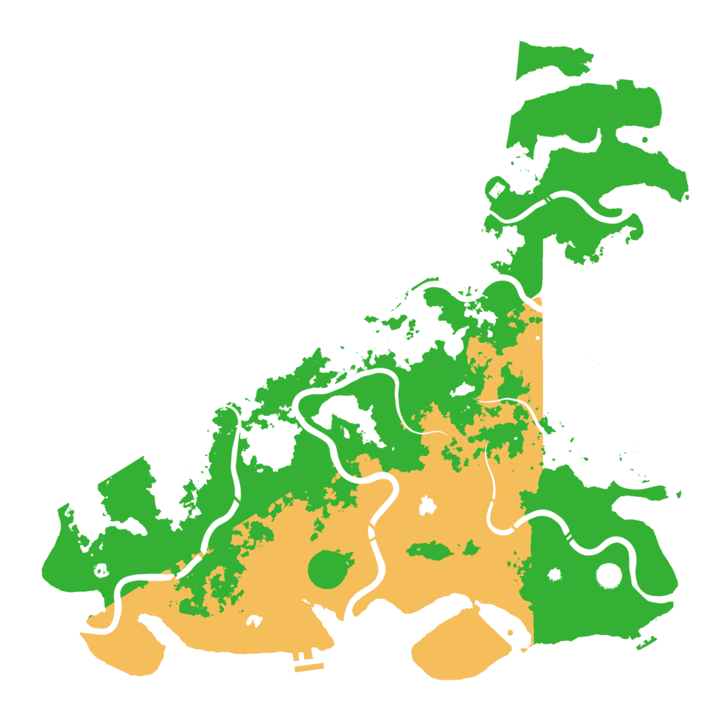 Biome Rust Map: Procedural Map, Size: 5000, Seed: 395645938