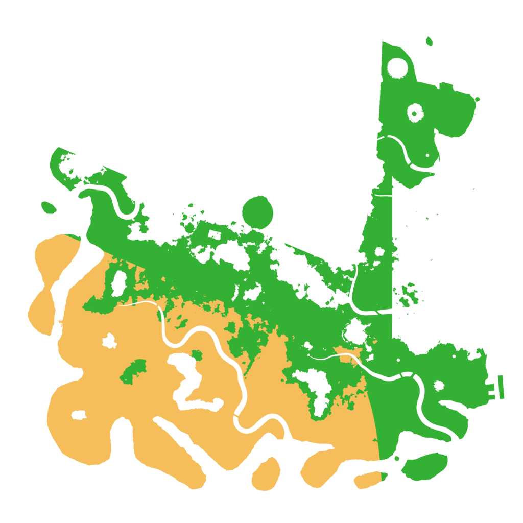 Biome Rust Map: Procedural Map, Size: 4500, Seed: 895077613