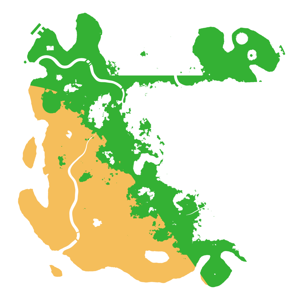 Biome Rust Map: Procedural Map, Size: 4500, Seed: 270919714