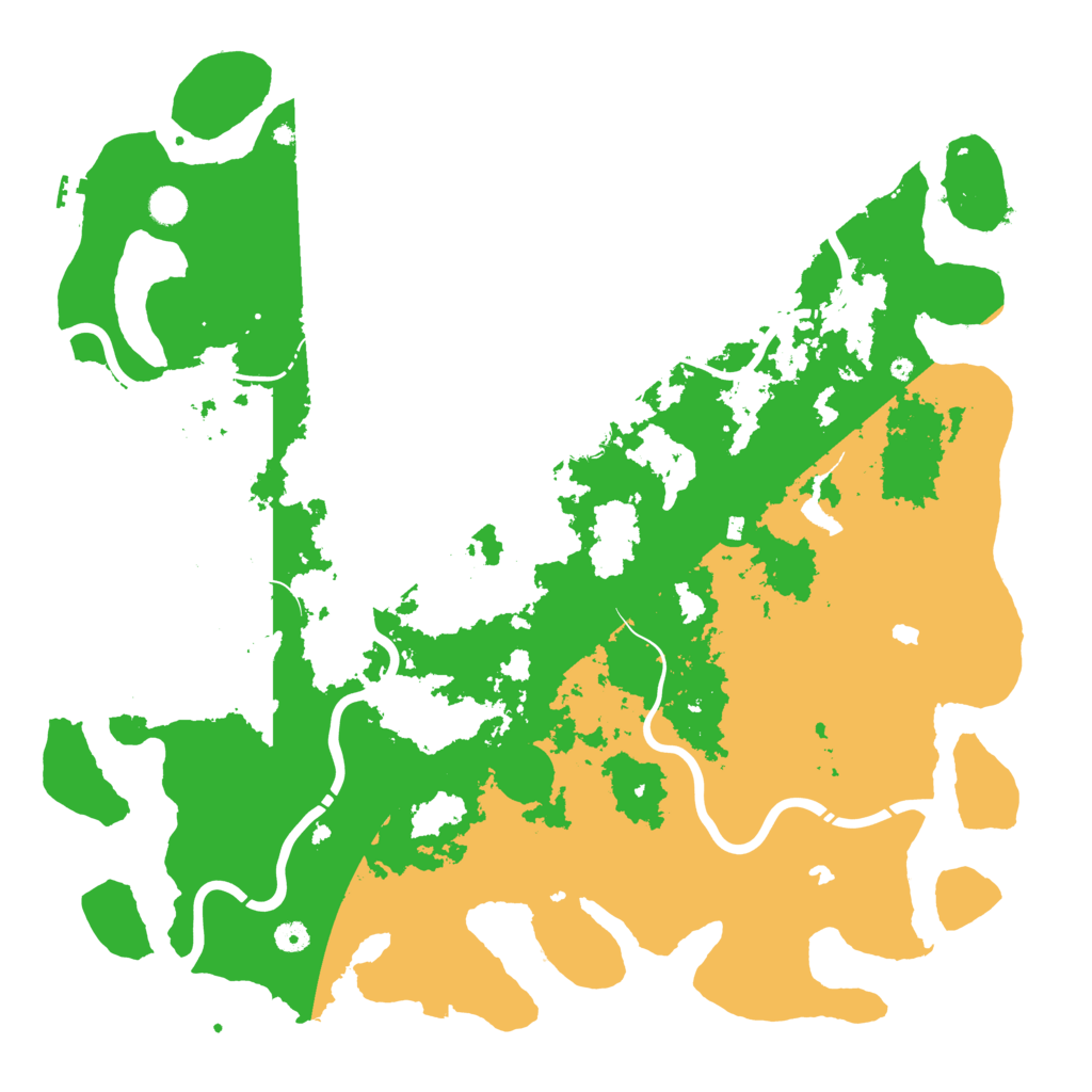 Biome Rust Map: Procedural Map, Size: 5000, Seed: 2468024