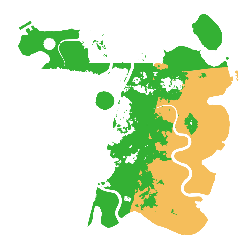 Biome Rust Map: Procedural Map, Size: 3750, Seed: 1110706069