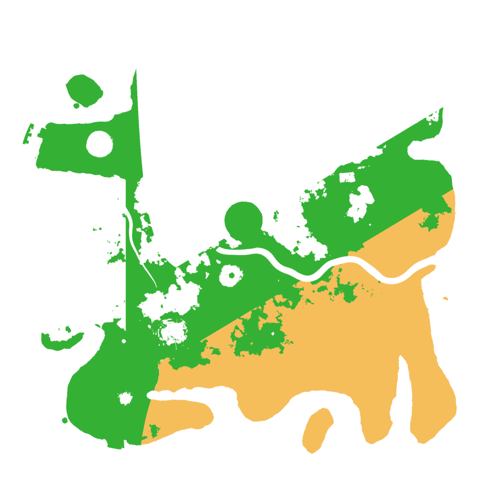 Biome Rust Map: Procedural Map, Size: 3500, Seed: 1250053695