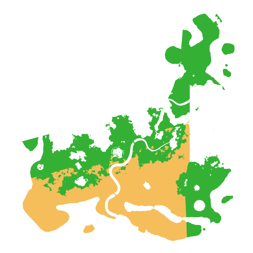 Biome Rust Map: Procedural Map, Size: 4000, Seed: 464545445