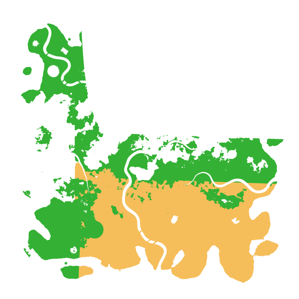 Biome Rust Map: Procedural Map, Size: 4500, Seed: 299040827