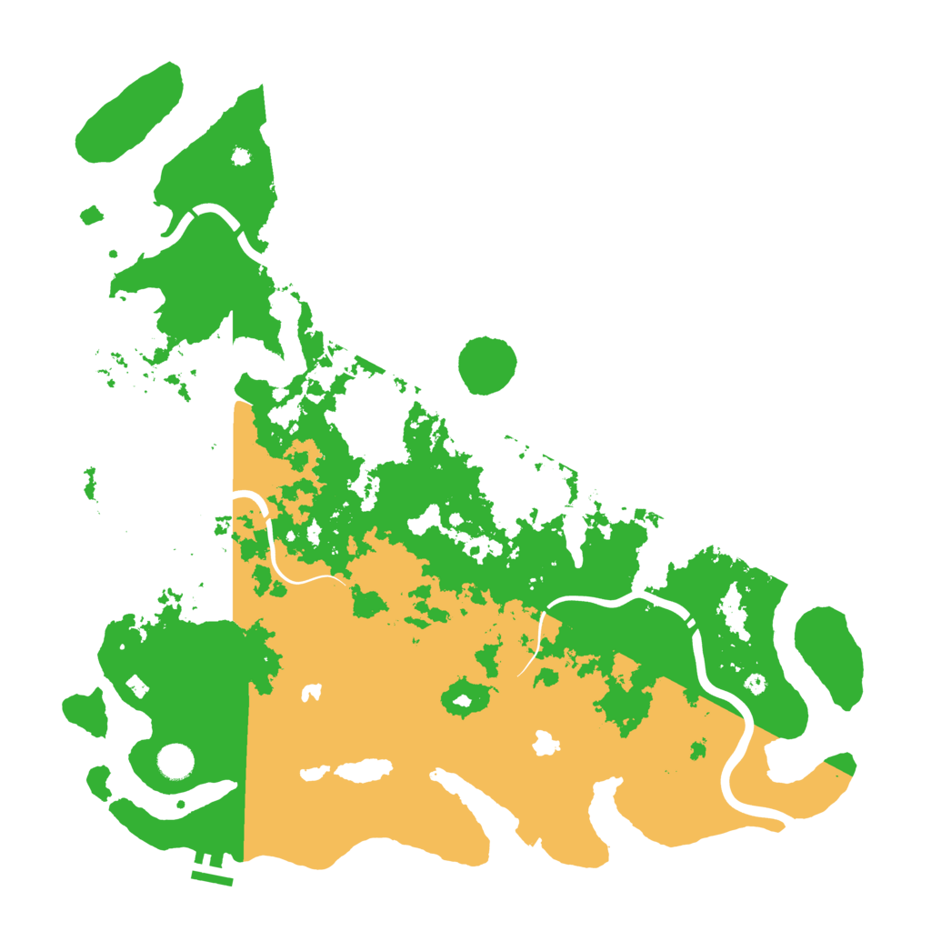 Biome Rust Map: Procedural Map, Size: 4500, Seed: 1375156328