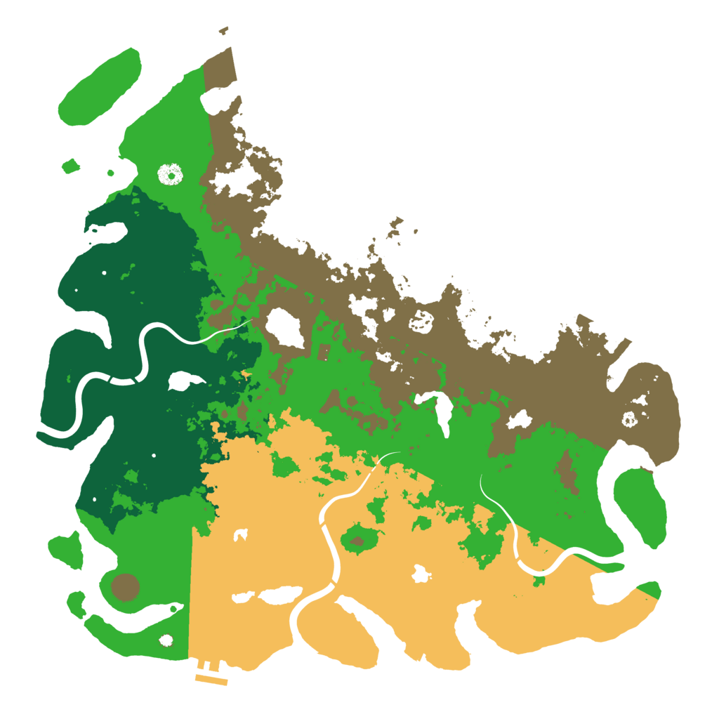 Biome Rust Map: Procedural Map, Size: 4500, Seed: 1375156328