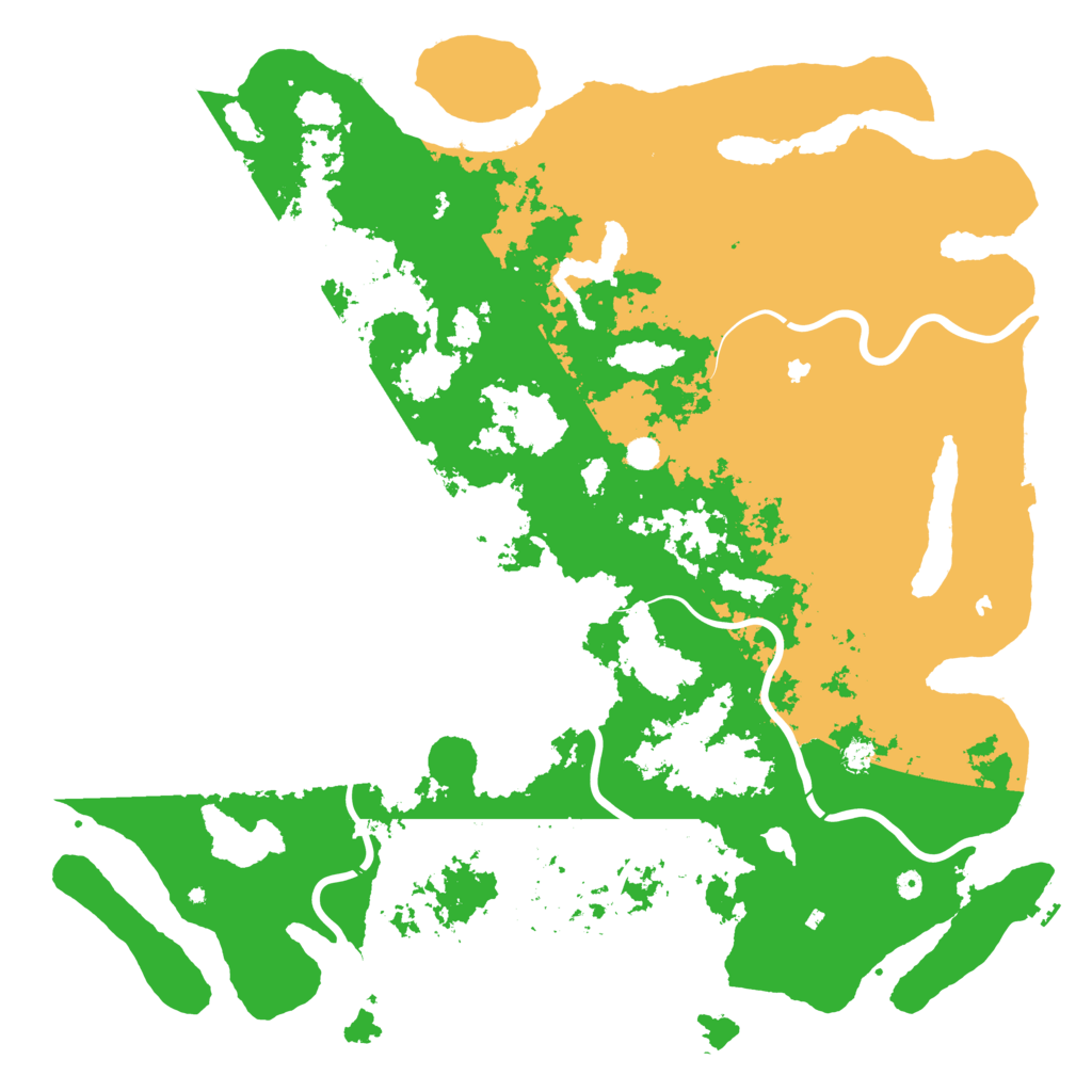 Biome Rust Map: Procedural Map, Size: 6000, Seed: 1642332571