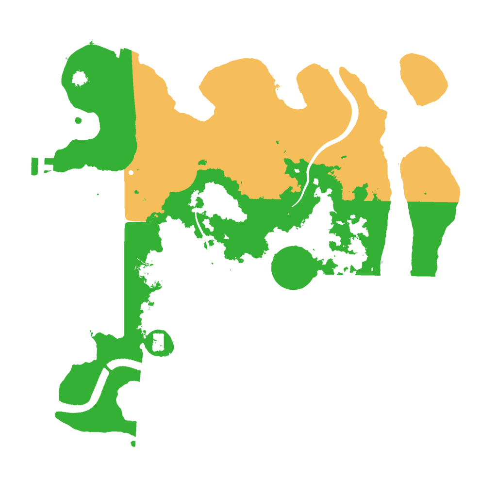 Biome Rust Map: Procedural Map, Size: 3000, Seed: 724032134