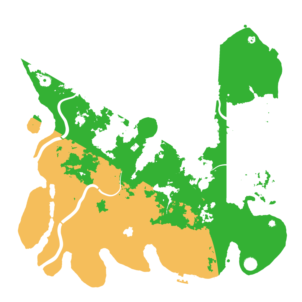 Biome Rust Map: Procedural Map, Size: 4000, Seed: 532770966