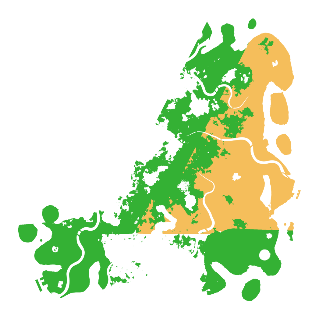 Biome Rust Map: Procedural Map, Size: 5000, Seed: 71407761