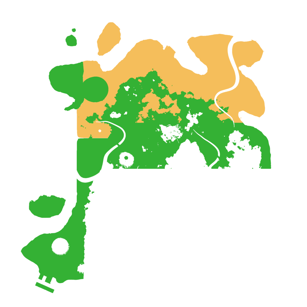 Biome Rust Map: Procedural Map, Size: 3200, Seed: 1777171486