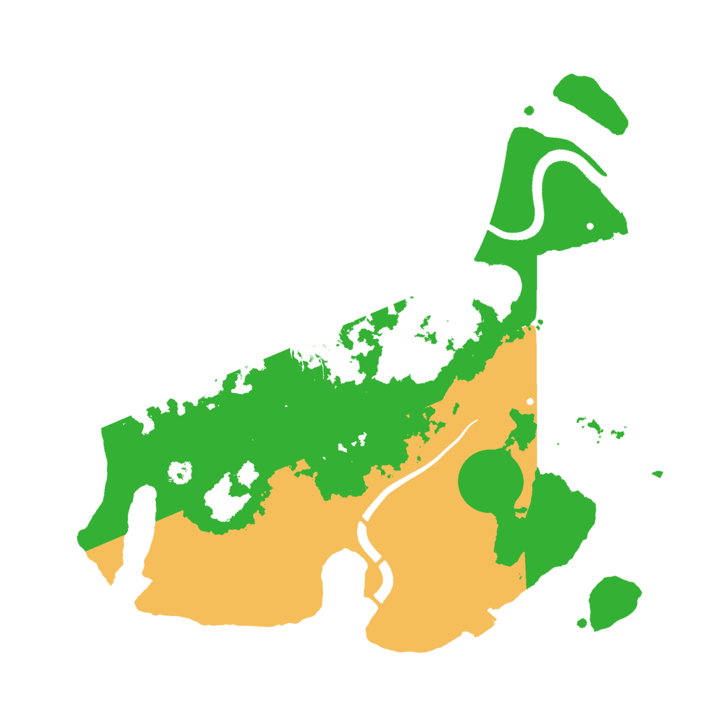 Biome Rust Map: Procedural Map, Size: 3000, Seed: 1864617235