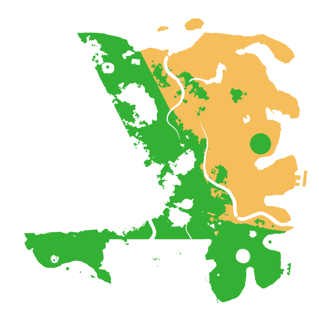 Biome Rust Map: Procedural Map, Size: 4000, Seed: 876816796