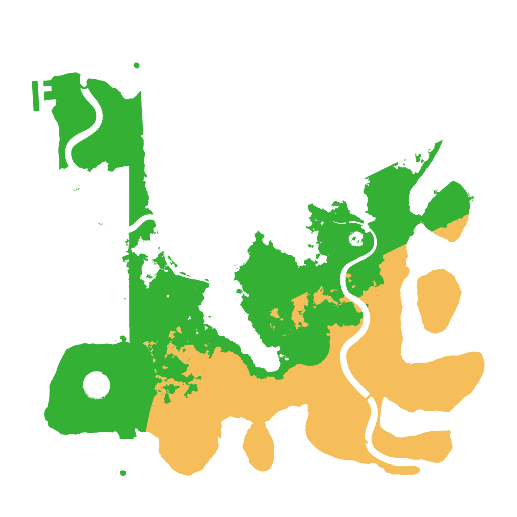 Biome Rust Map: Procedural Map, Size: 3500, Seed: 1707111489
