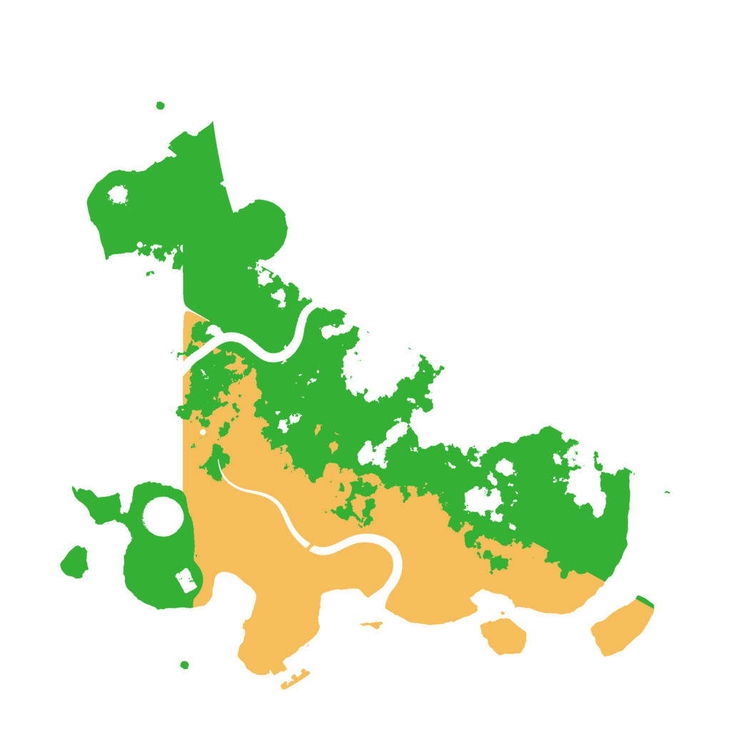 Biome Rust Map: Procedural Map, Size: 3500, Seed: 456870528