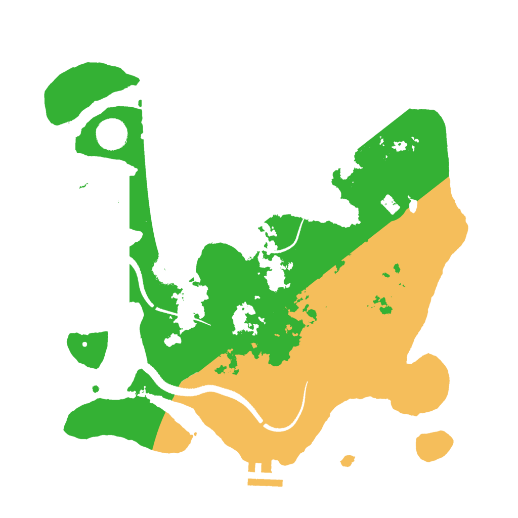Biome Rust Map: Procedural Map, Size: 3000, Seed: 20880