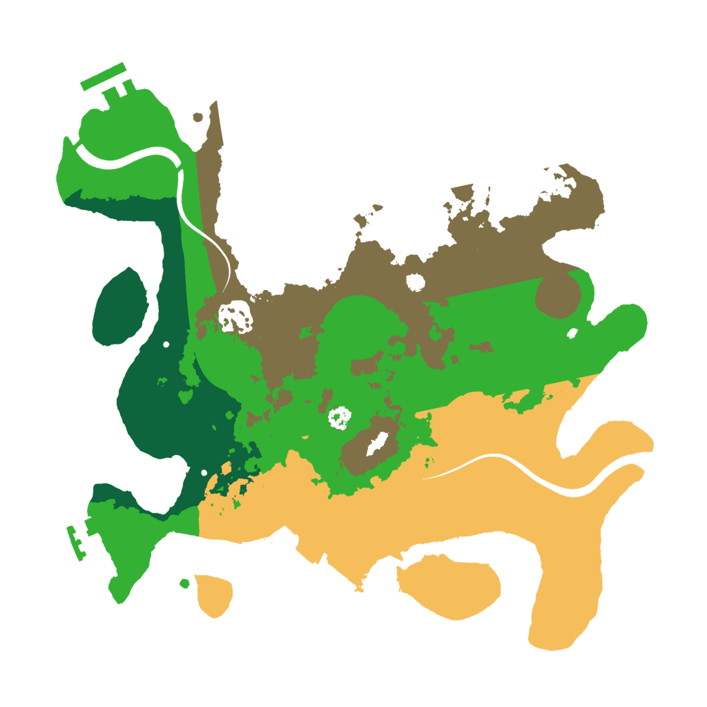 Biome Rust Map: Procedural Map, Size: 3000, Seed: 1962183905