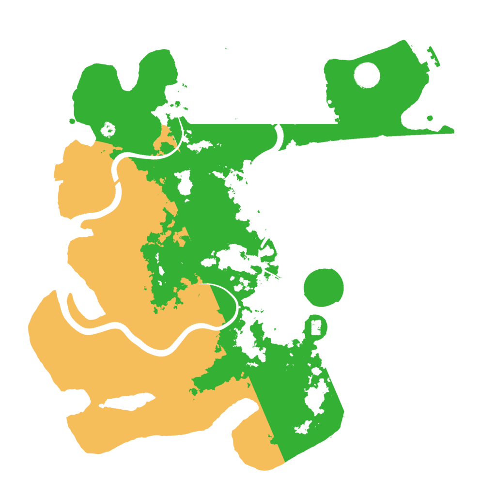 Biome Rust Map: Procedural Map, Size: 3500, Seed: 827176891