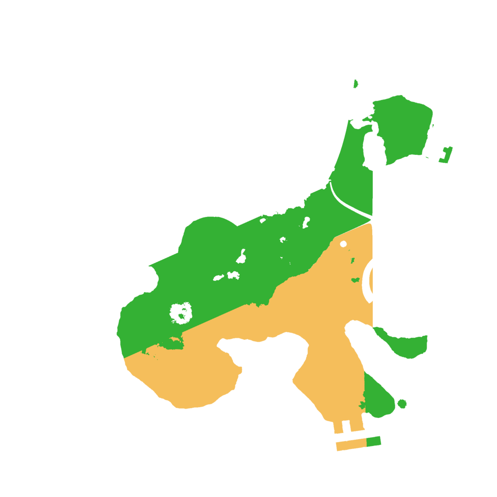 Biome Rust Map: Procedural Map, Size: 2250, Seed: 310725