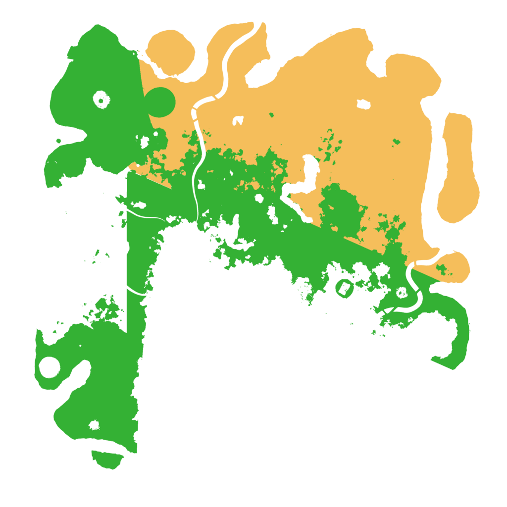 Biome Rust Map: Procedural Map, Size: 4500, Seed: 7256
