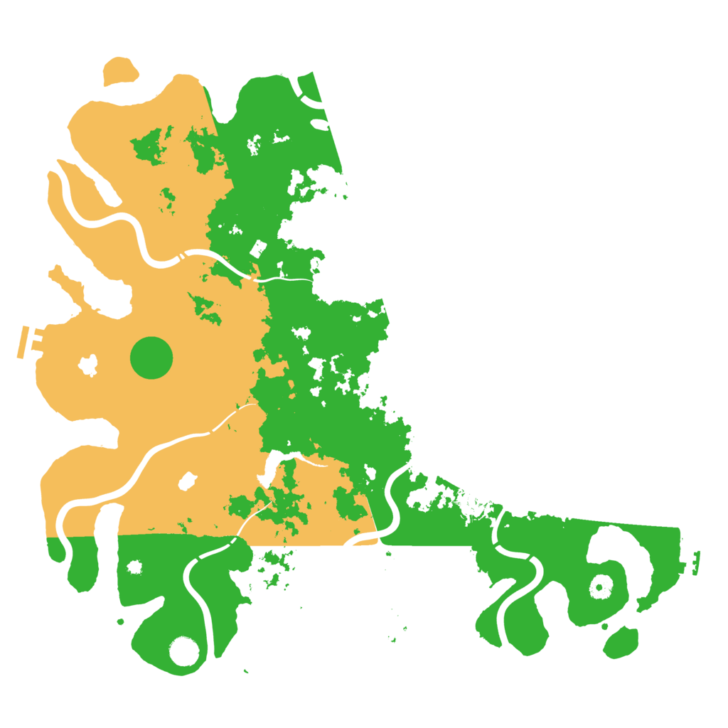 Biome Rust Map: Procedural Map, Size: 4500, Seed: 278069761