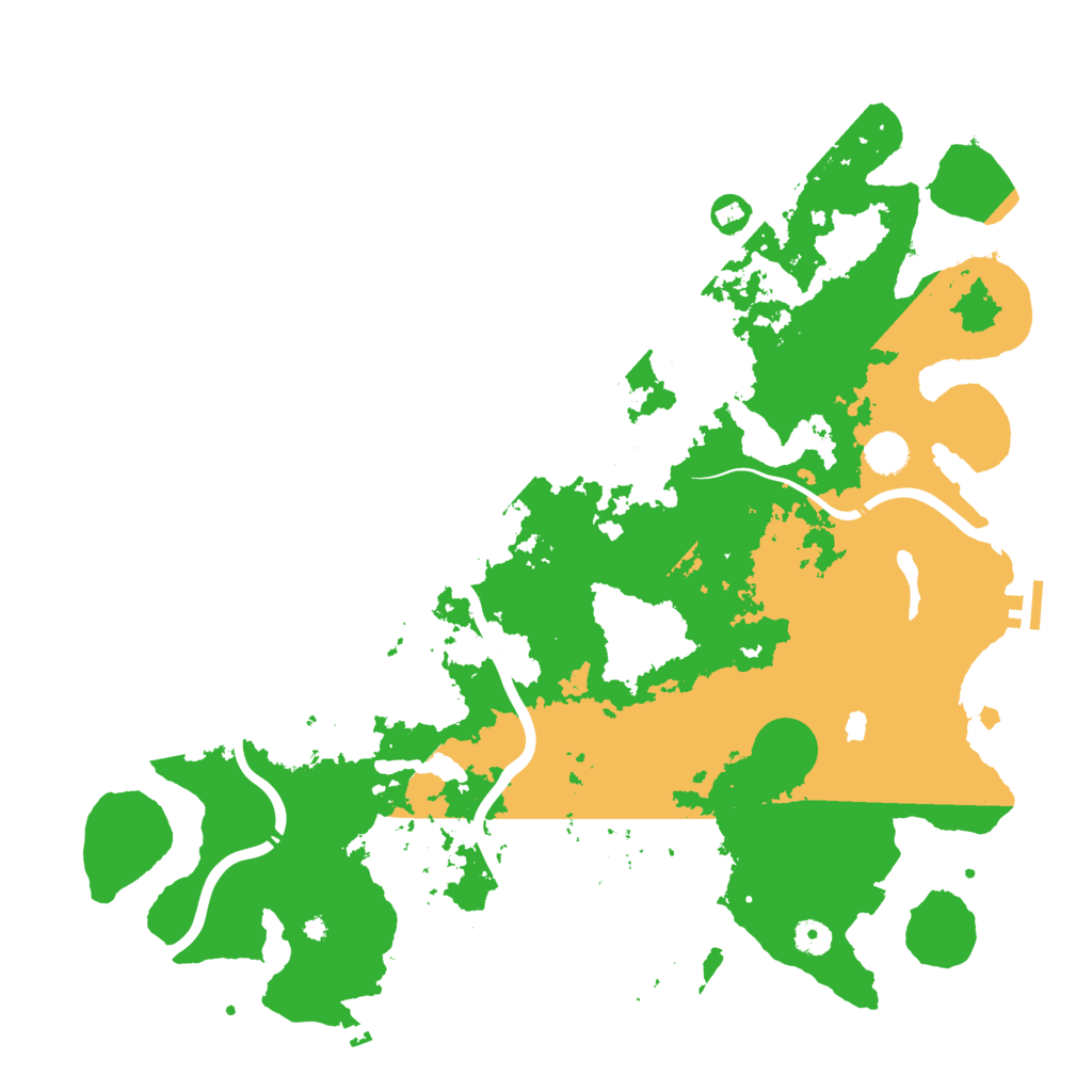 Biome Rust Map: Procedural Map, Size: 4500, Seed: 1334868066