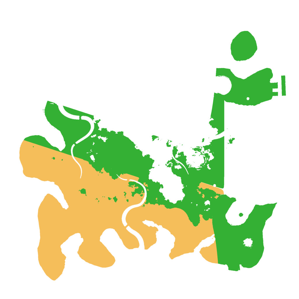Biome Rust Map: Procedural Map, Size: 3000, Seed: 303019848