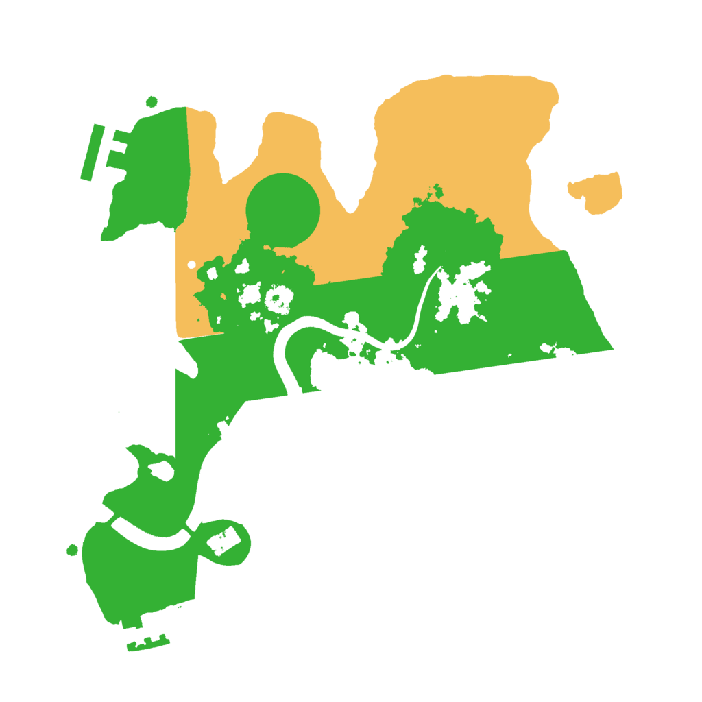 Biome Rust Map: Procedural Map, Size: 2500, Seed: 1426098083