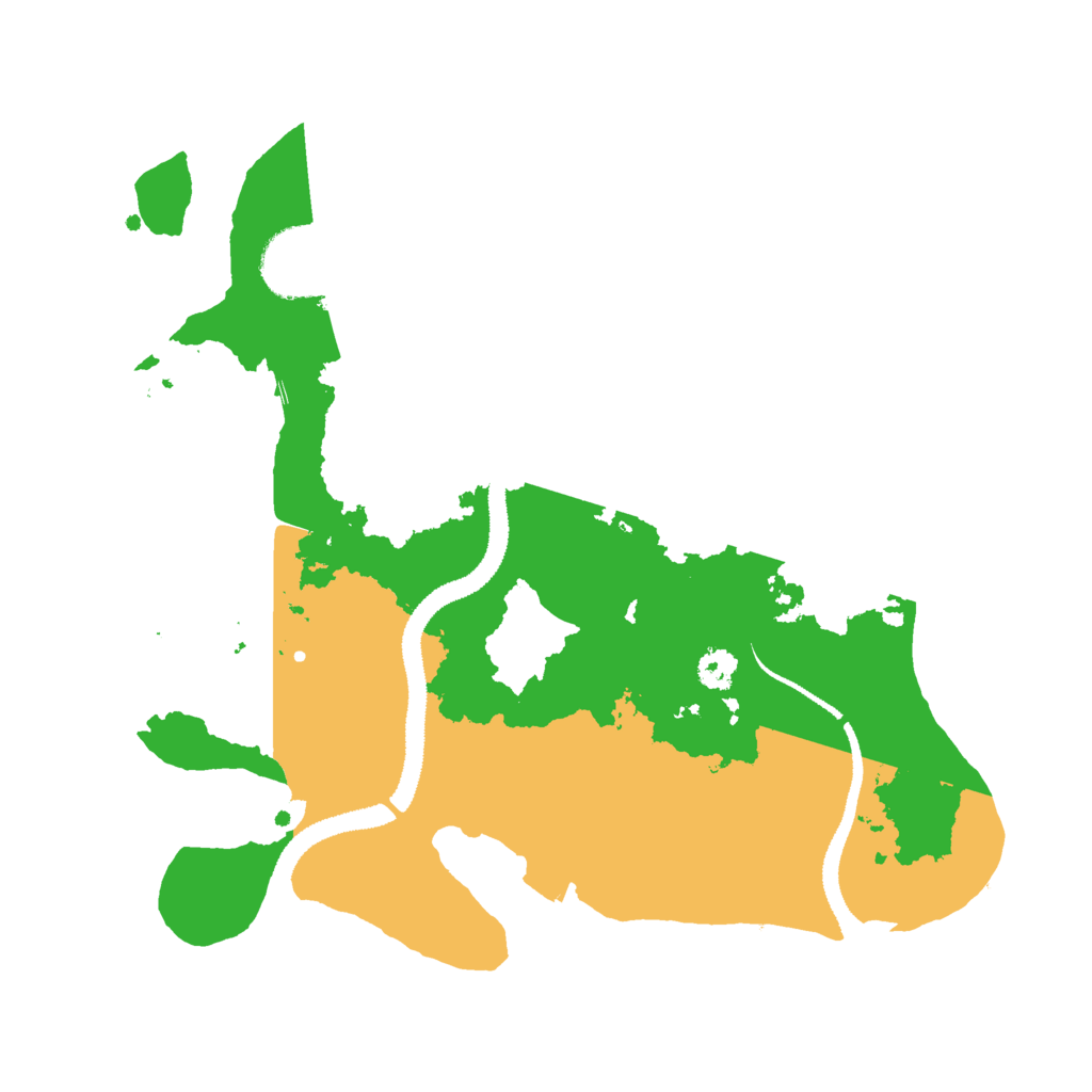 Biome Rust Map: Procedural Map, Size: 2800, Seed: 1749592830
