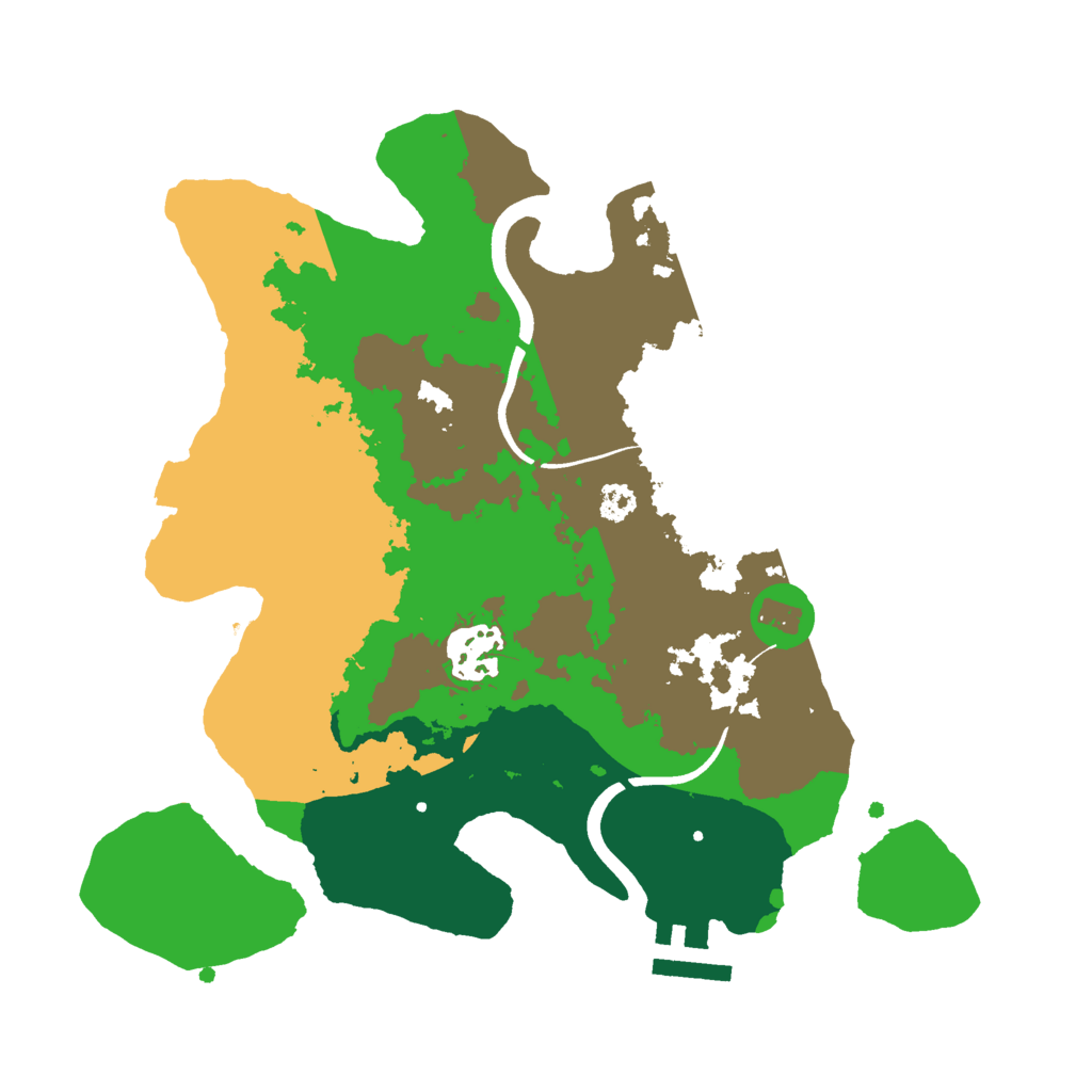 Biome Rust Map: Procedural Map, Size: 2800, Seed: 1291918685