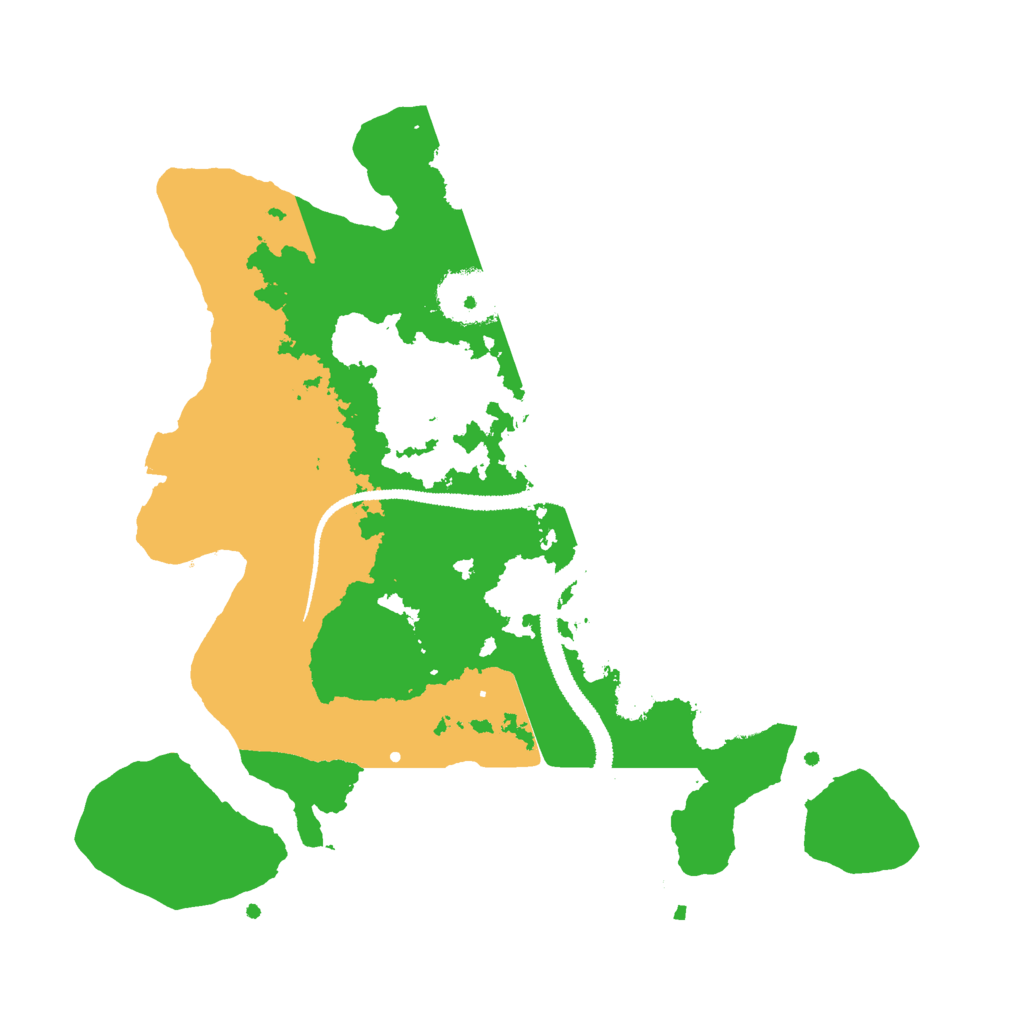 Biome Rust Map: Procedural Map, Size: 2800, Seed: 1291918685