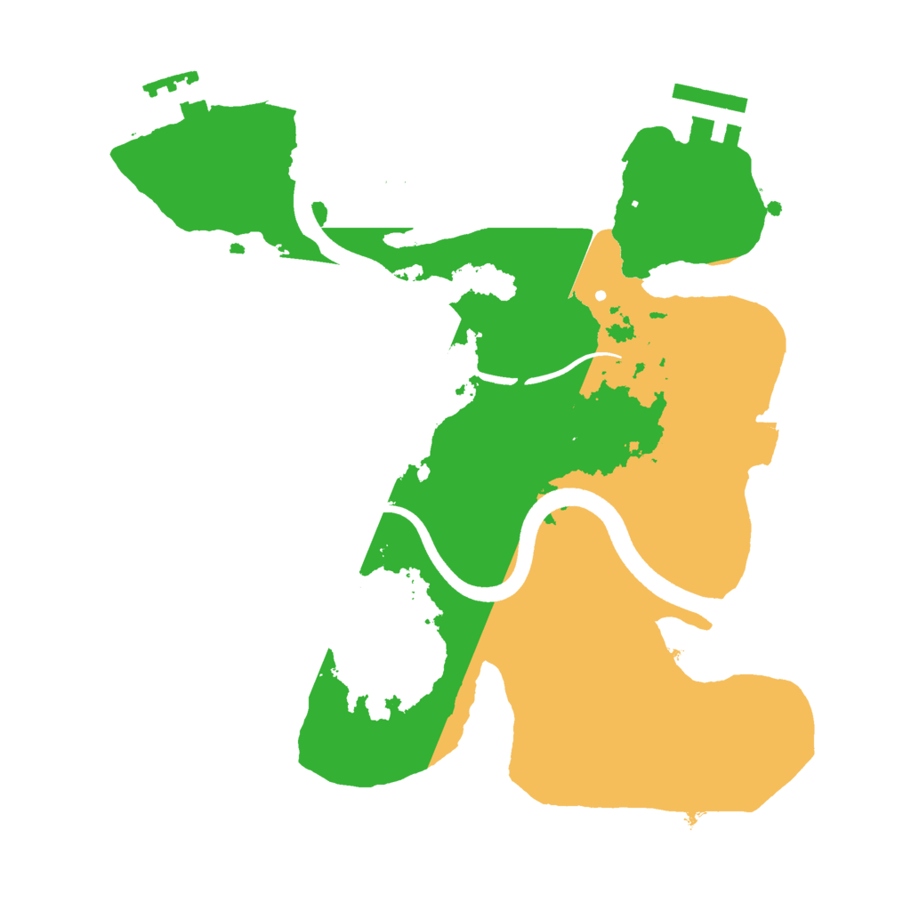 Biome Rust Map: Procedural Map, Size: 2475, Seed: 331980823