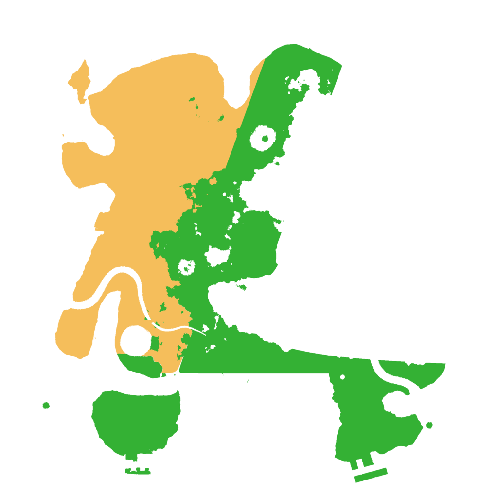 Biome Rust Map: Procedural Map, Size: 3000, Seed: 22673
