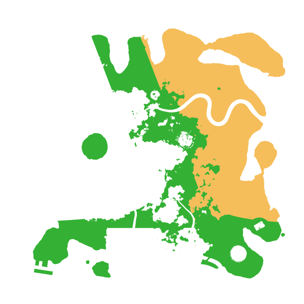 Biome Rust Map: Procedural Map, Size: 3300, Seed: 1027721028