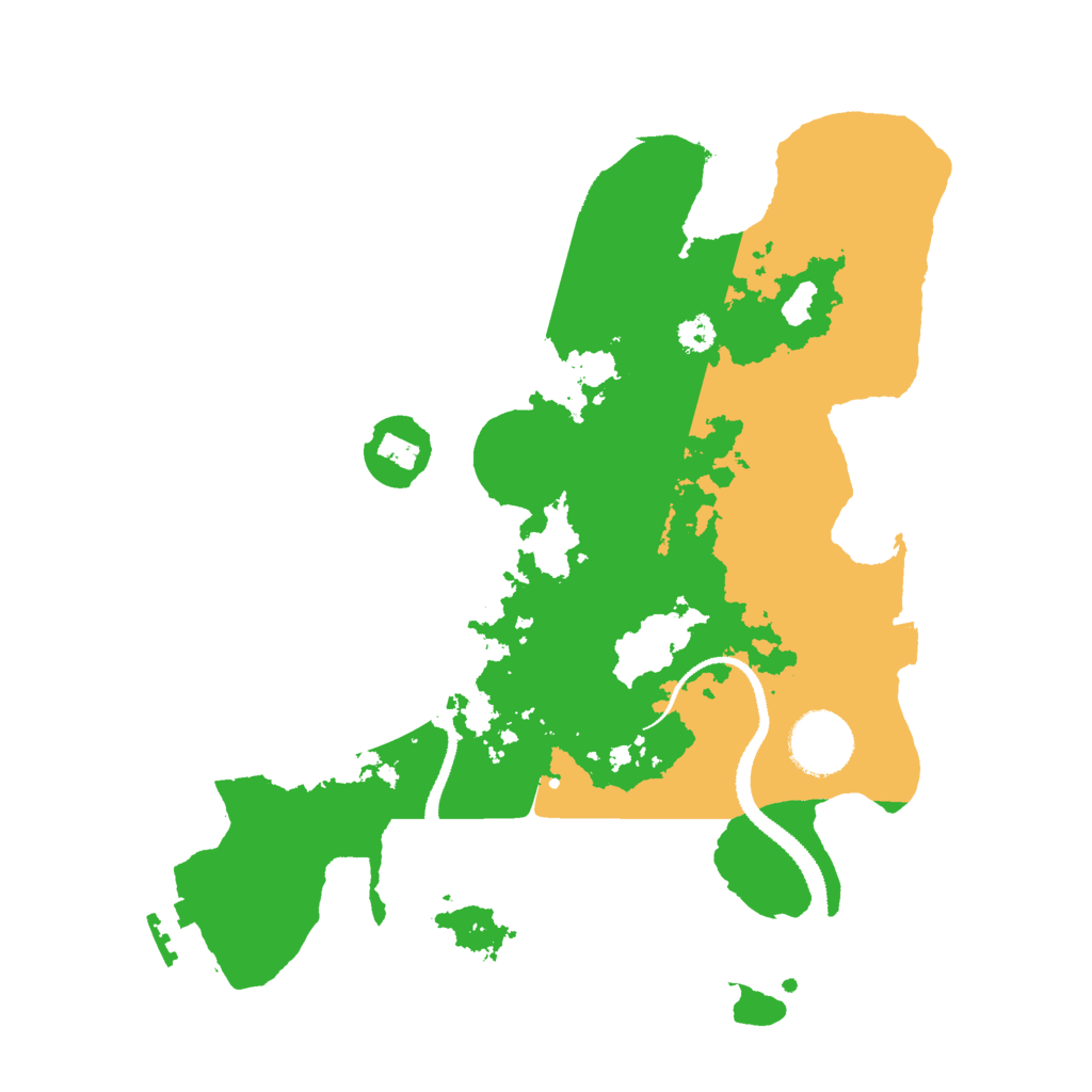 Biome Rust Map: Procedural Map, Size: 3000, Seed: 22826